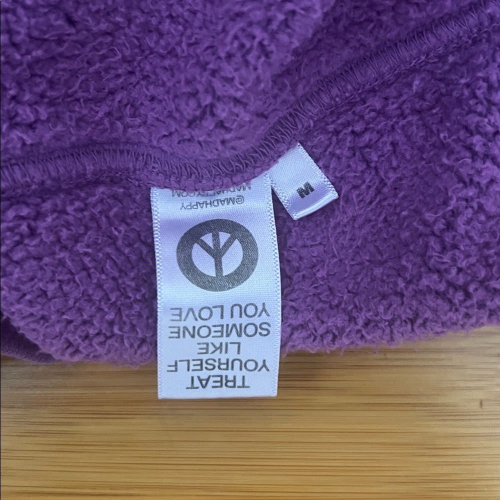 Madhappy Local Optimist Hotline Purple Hoodie - Picture 4 of 11